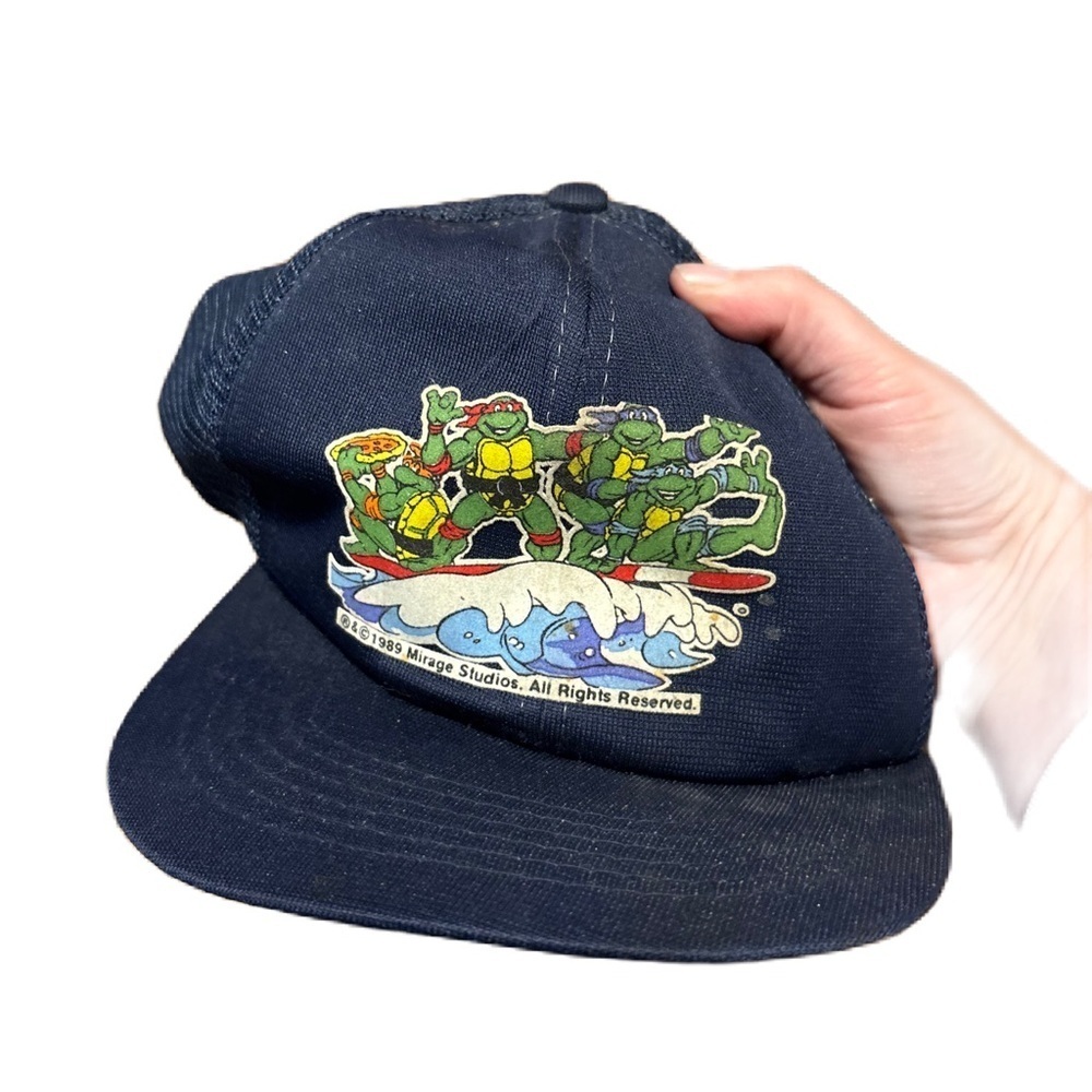 Vintage 1989 Teenage Mutant Ninja Turtles Hat Cap Child TMNT Original Mirage
